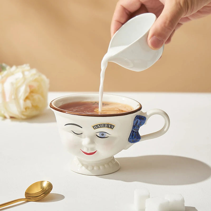 Retro Coffee Cup Breakfast Tea