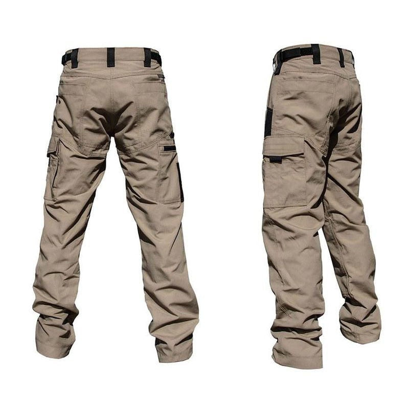 Men Cargo Pants Military Tactical Outdoor Hiking Waterproof Multi-Pocket