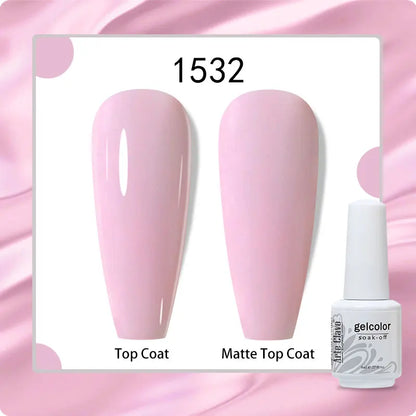 8ml Pure Color Gel Nail Polish Nail Art Manicure Semi Permanent
