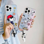 Cute cartoon Snoopy phone case for iPhone phone case funda