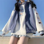 Women Y2k Jacket Streetwear Harajuku Casual Loose Pullovers