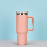 Edelstahl-Thermos-Vakuumbecher mit Griff, Tumbler, Termos-Tasse, Kaffeetasse