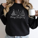 Merry Christmas Tree Sweatshirts Funny Festive