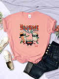 Sushi Squad Fashion Harajuku T-Shirt für stylische Frauen