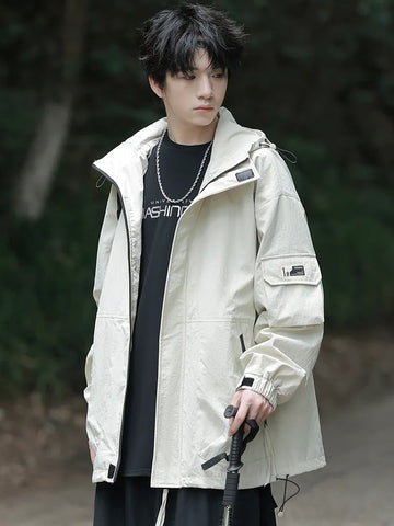 Autumn New Men Casual Jackets Korean Fashion Outdoor Windbreaker Coats