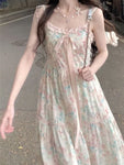 2024 Summer Japanese Kawaii Y2K Midi Dress Women