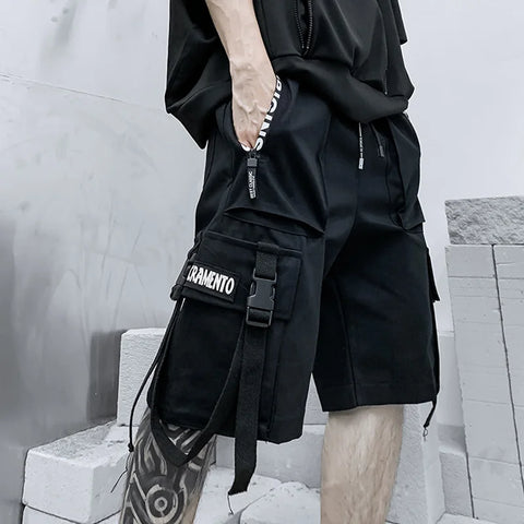 Streetwear Cargo Shorts In Japanese And Korean Techwear Style Perfect