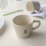 Tasse Ins Style Design Tasse Kleine Kaffeetasse mit Kiefernmuster