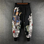 Streetwear Harajuku Jogger Herren Patchwork Haremshose