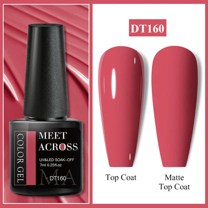 7ml Super Top Coat Gel Nail Base Gel Matte Top Coat Semi-Permanent