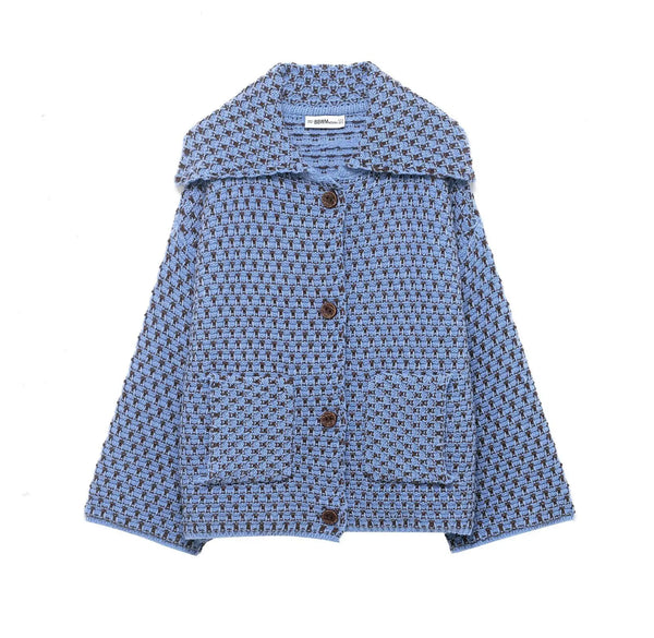 Womens Brown Cardigan Sweater Coat Oversized Button Knit Fall Long