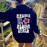 Aesthetic Hawaii Hoodie Aloha State Tumblr Beach Hoodie Trendy