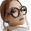 1960s Vintage Style TWIGGY Mod Oversized Round Oval Sunglasses