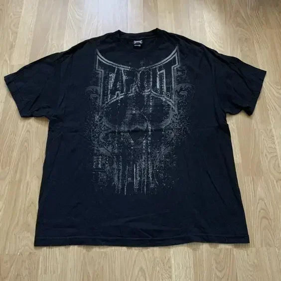 Men’s Vintage Tap Out Tee 2000s Cyber Grunge Gothic Street Style