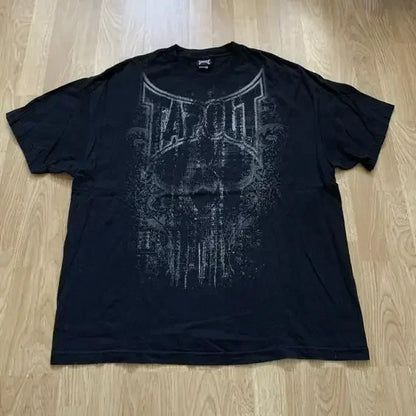 Men’s Vintage Tap Out Tee 2000s Cyber Grunge Gothic Street Style
