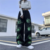 Elastic Waist Streetwear Fashion Loose Trousers