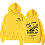 Christian Jesus Print Sweatshirts Autumn/Winter Fleece Warm Hoodie Y2K