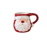 Christmas Ceramic Coffee Mug Santa Claus Mould Coffee