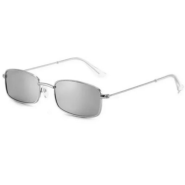 Retro Metal Frame Sunglasses Colorful Lens