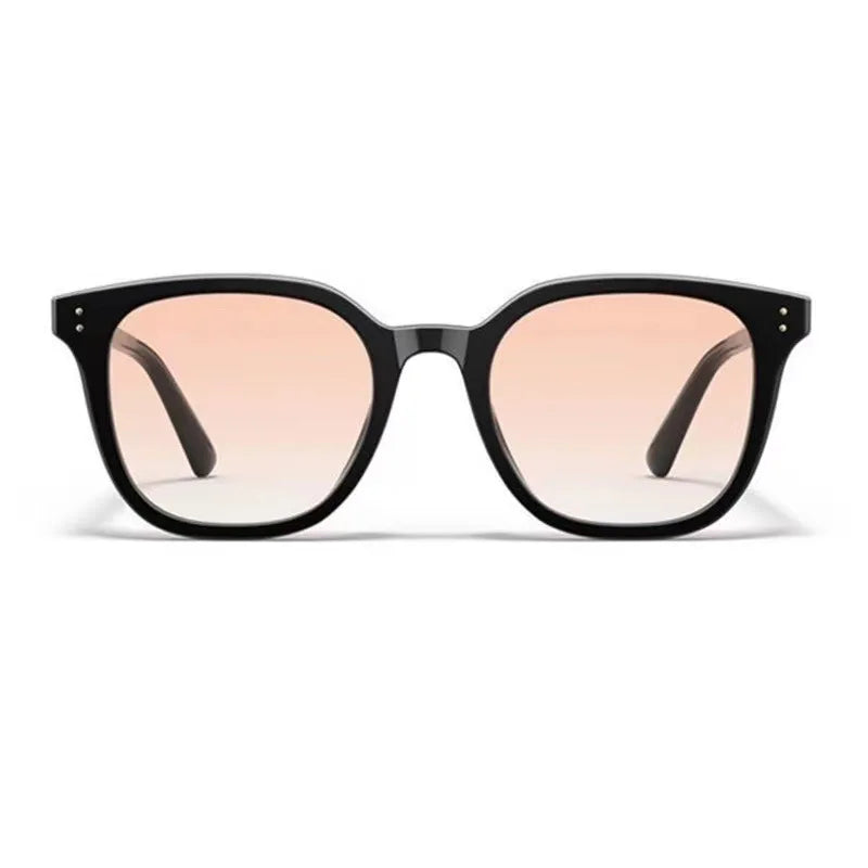 Gradient Blush Square Sunglasses UV400 Anti-Glare Eyewear