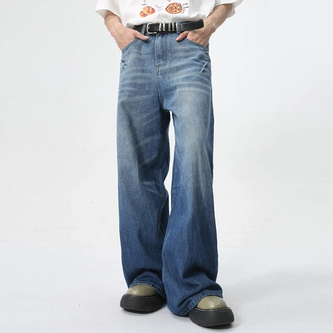 Men's Sewing Pattern Wide Leg Stacked Jeans