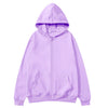 Oversized Zip Up Hoodie Women Warm Fleece Solid Fall Streetwear