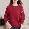 Pure Cotton Hoodie Women Oversized Long Sleeve Pullover Casual