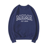 Mama Est 2024 Sweatshirt Mothers Comzy Crewneck