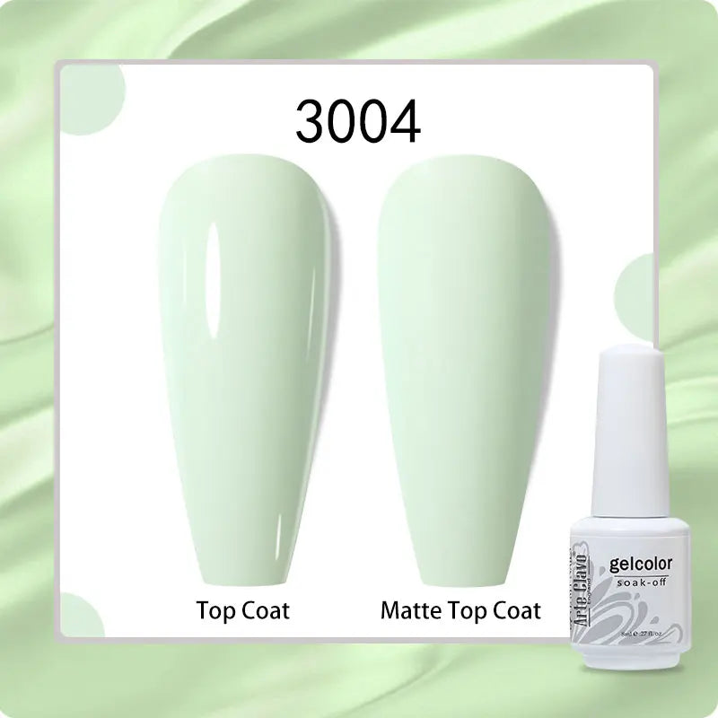 8ml Pure Color Gel Nail Polish Nail Art Manicure Semi Permanent