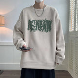 Herbst Neue Harajuku Sweatshirts Streetwear Brief Grafik Rundhals Koreanischen Crewneck Hoodie