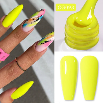 10ml Glitter Silver Liner Paint Gel Nail Polish Line Stripe Gel Vernis Semi Permanent