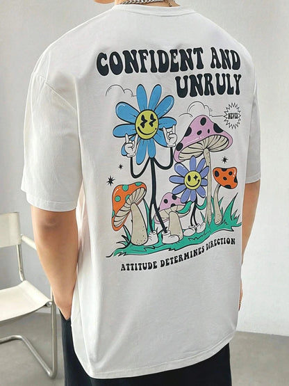 Confident And Unruly Attitude Determines Direction Men T Shirt