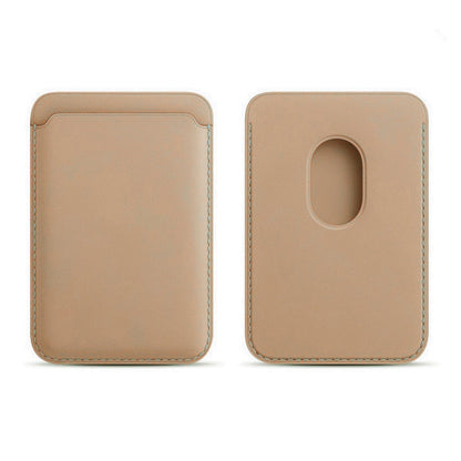 Leather Wallet Magnetic For Magsafe For iPhone Magnet Card Holder