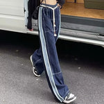 Cool and Chic Casual Wide Leg Jeans Trousers Street