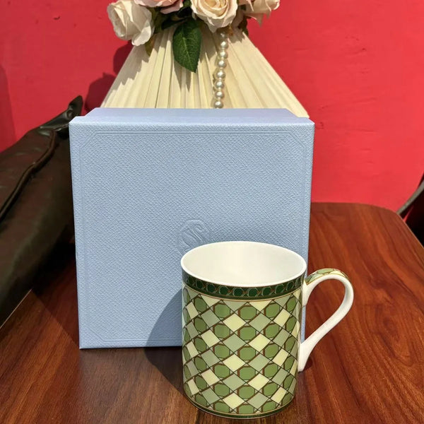 European Coffee Cup and Saucer Set Gift Box Tea Service