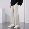 Mens Baggy Cotton Sweatpants Wide Straight Leg Big Size Pants