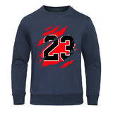 Muster 23 Herren Casual Sweatshirt Klassischer Stil mit Tasche und Fleece