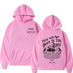 Christian Jesus Print Sweatshirts Autumn/Winter Fleece Warm Hoodie Y2K