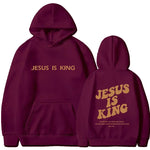 Jesus Is King Hoodie Women's Harajuku Streetwear