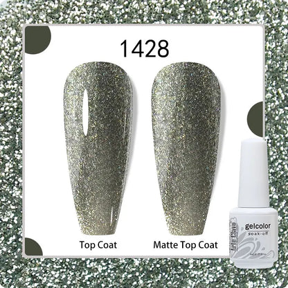 8ml Pure Color Gel Nail Polish Nail Art Manicure Semi Permanent