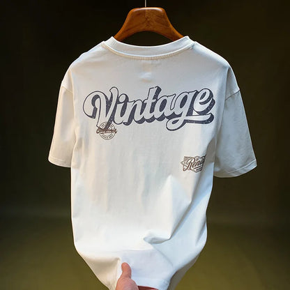 Breathable Printed T-Shirt Men’s Loose Fit Casual Summer Style