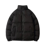 Warme Parka Herren Winterjacke mit Stehkragen Streetwear Fashion