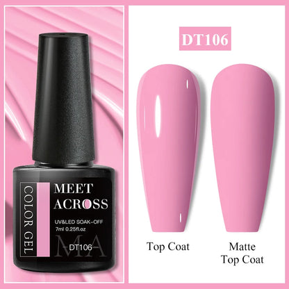 7ml Super Top Coat Gel Nail Base Gel Matte Top Coat Semi-Permanent
