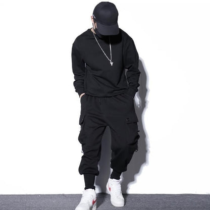 Harem Pants Men Cargo Hip Hop Outdoor Casual Fashion Streetwear