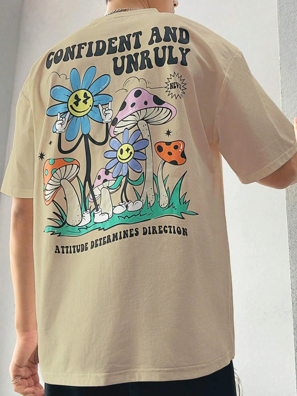 Confident And Unruly Attitude Determines Direction Men T Shirt