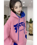 Hooded Sweatshirt Women Thick Fleece Autumn Winter