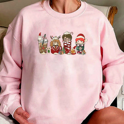 Christmas Sweatshirt Magical Wizard School Pullover Jumper