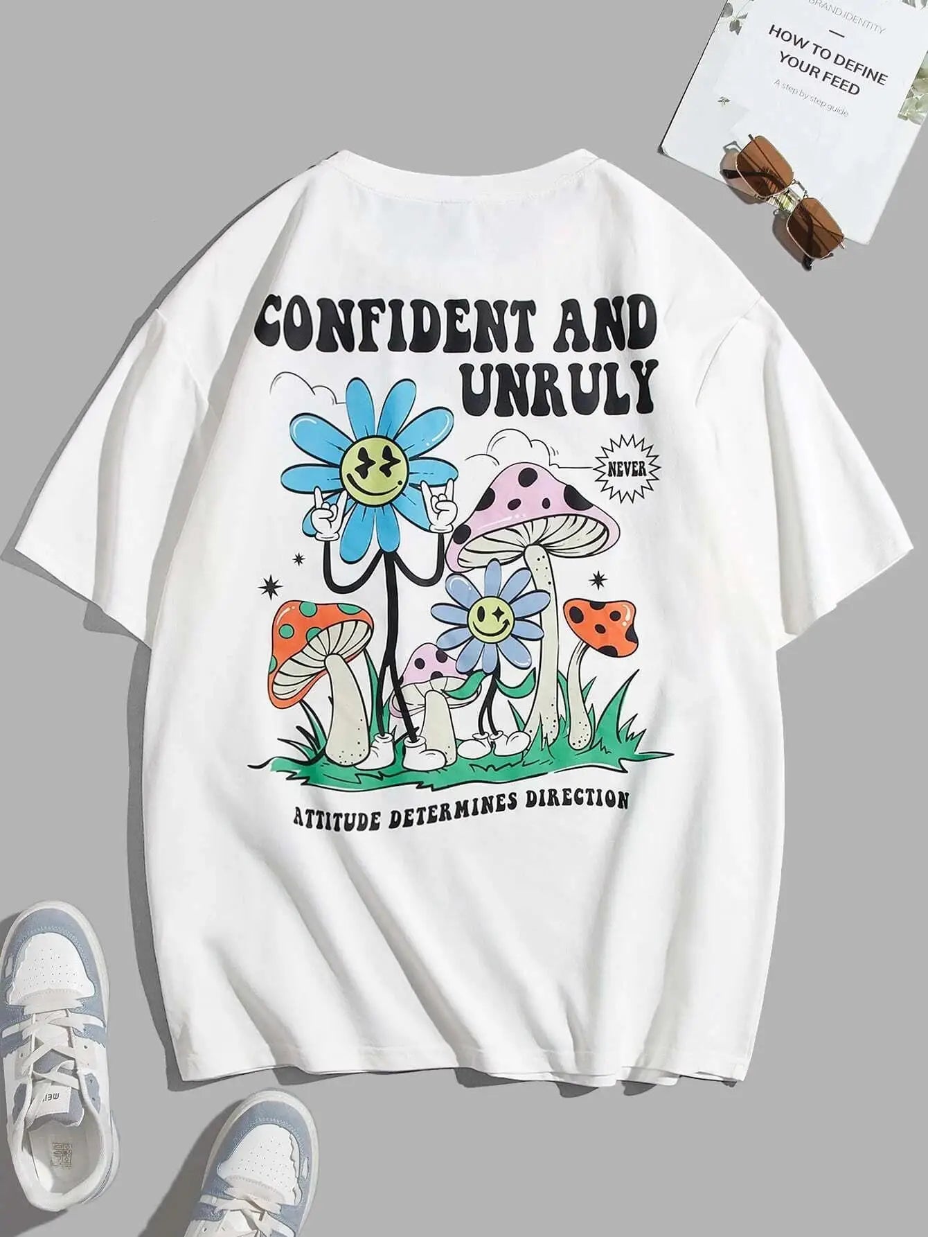 Confident And Unruly Attitude Determines Direction Men T Shirt