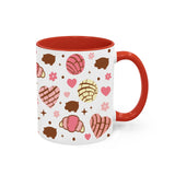 Croissant Pattern 3d Print Hot Mug 11oz Mug Tea Coffee Cup Valentine's Day