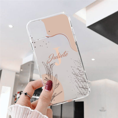 Flower Phone Case For iPhone Personalized Soft Cover